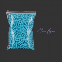 Glass Conteria Rondella 4mm Opaque Turquoise