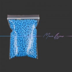 Glass Conteria Rondella 4mm Opaque Light Turquoise