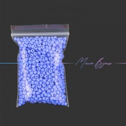 Glass Conteria Rondella 4mm Opaque Cornflower