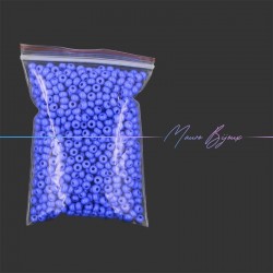 Glass Conteria Rondella 4mm Opaque Light Blue