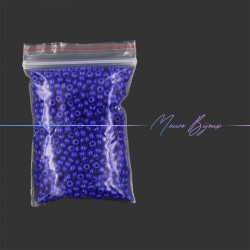 Glass Conteria Rondella 4mm Opaque Blue