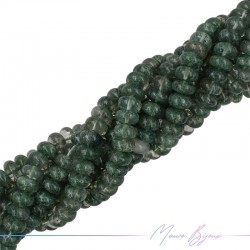 Quarzo Verde Rondelle Liscia