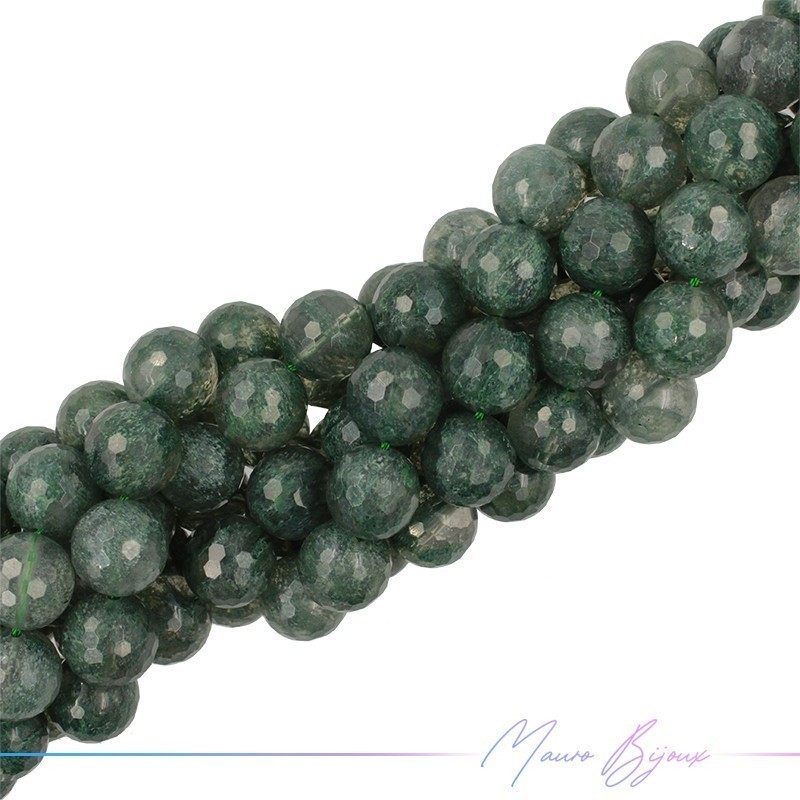 Quarzo Verde Sfera Sfaccettata