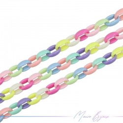 Modular Chain Resin Multicolour 11x15mm
