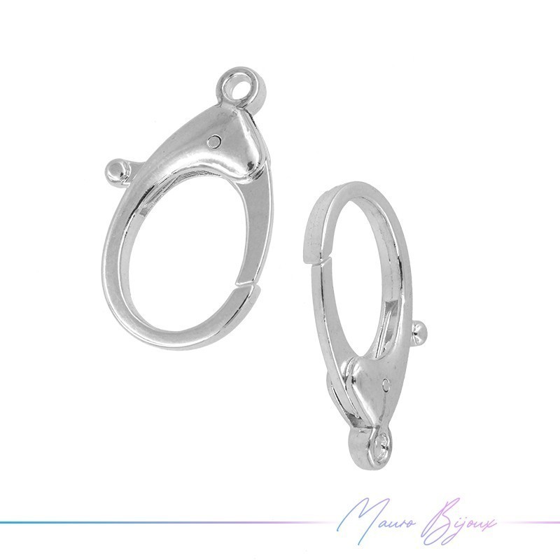 Carabiner for Keyholder Color Silver 45x30mm