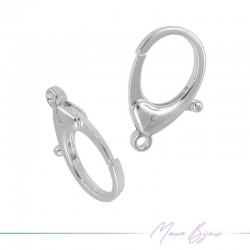 Moschettone per Portachiave Argento 45x30mm