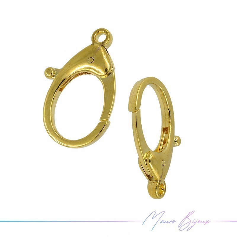 Moschettone per Portachiave Dorato 45x30mm