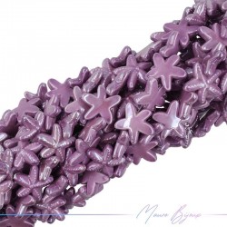 Ceramic StarFish 19mm Thickness 6mm Color Purple