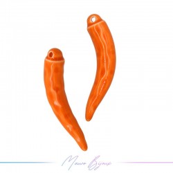 Horn in Ceramic Orange