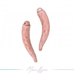 Horn in Ceramic Pink