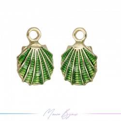 Charms in Brass enameled...