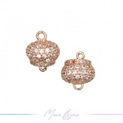 Charms in Brass with strass...