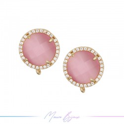 Pink Cat's Eye Earrings...
