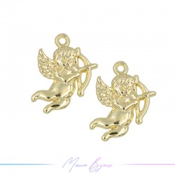 Charms in Brass Gold Cupid...