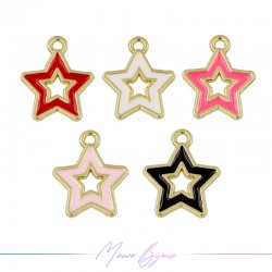 Charms enameled Star...