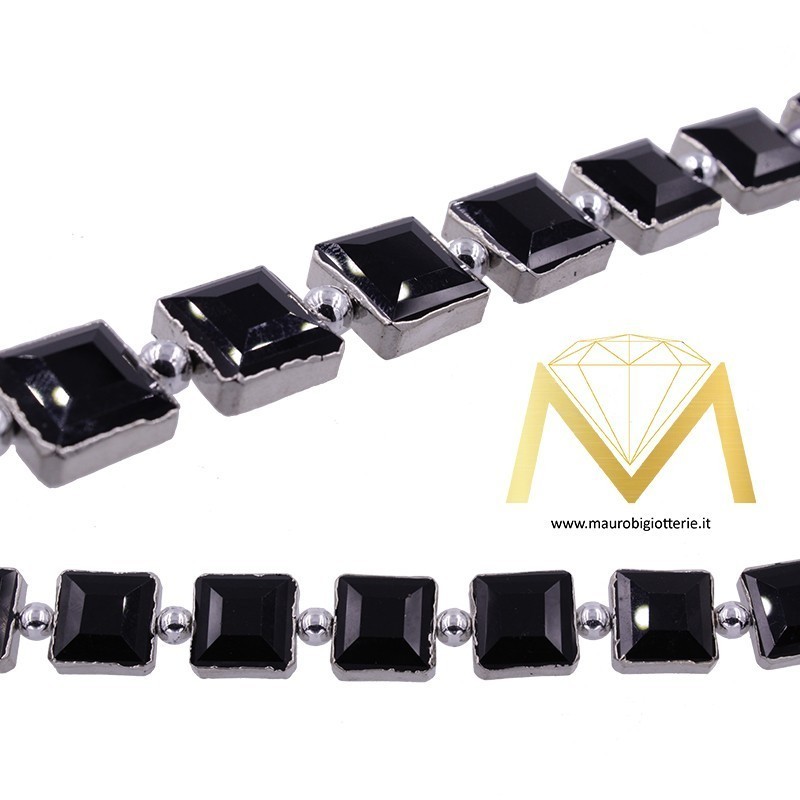 Filo di Cristallo Quadrato Bordato