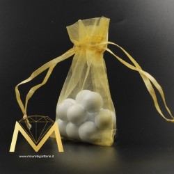 Organza Bags Gold 11x16cm