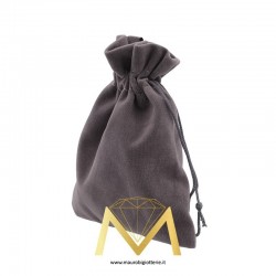 Gray Velvet Bags 9x12cm