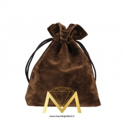 Brown Velvet Bags 15x20cm