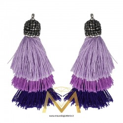 Violet Tassel with Three Layers