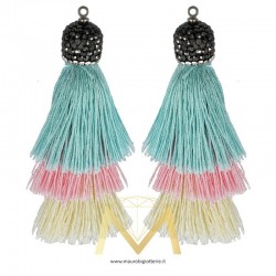 Pink Tassel with Three Layers