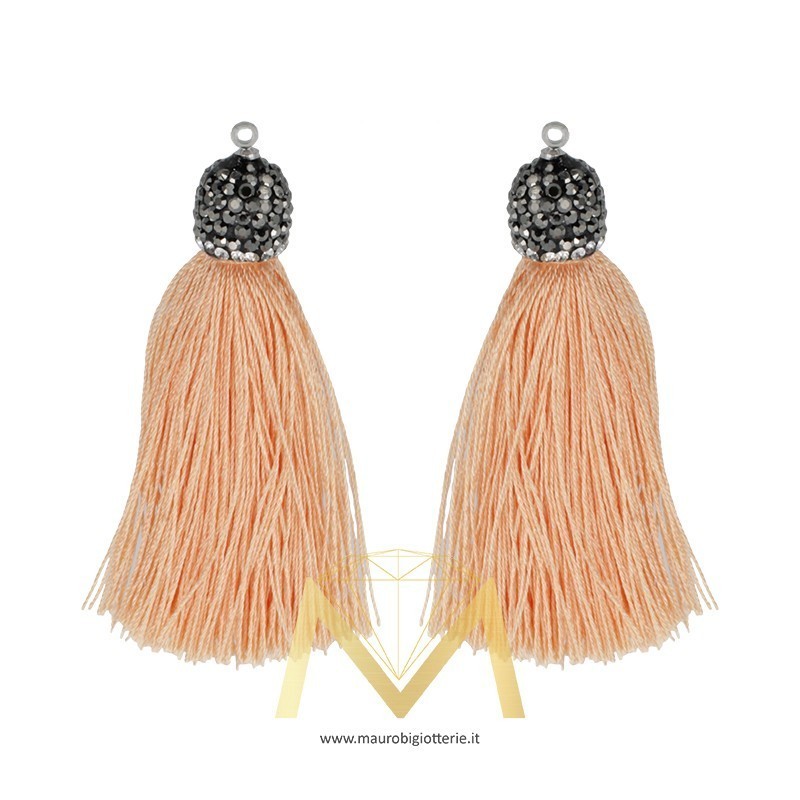 Nappine Pesca in Cotone con Marcasite 60mm