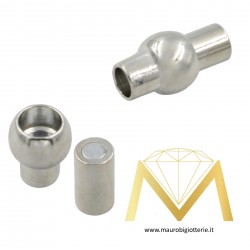 Magnetic Clip with Large Hole Rodium 4mm