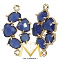 Ciondolo Irregolare Colore Blu