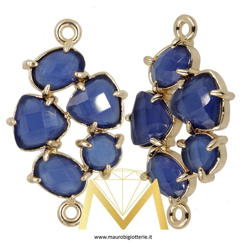 Ciondolo Irregolare Colore Blu