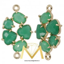 Ciondolo Irregolare Colore Verde