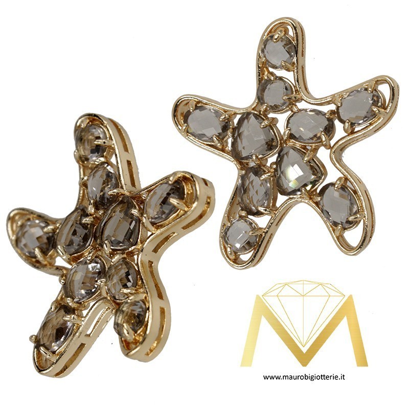 Ciondolo Stella con Occhio di Gatto Colore Grigio