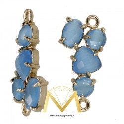 Asymmetrical Pendant with Cat's Eye color Green