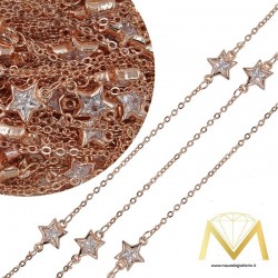 Star Brass Chain Copper