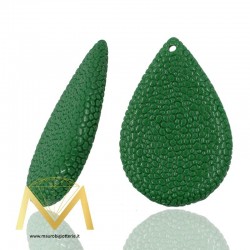 Ciondoli in Resina Forma Goccia colore Verde