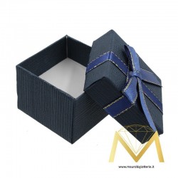 Blue Jute Box 5x5cm
