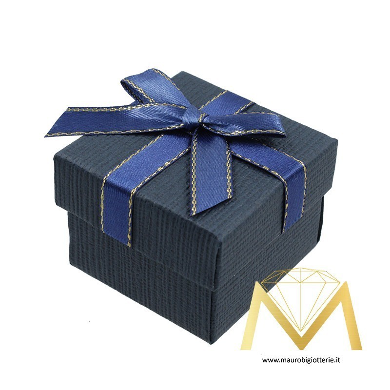 Blue Jute Box 5x5cm