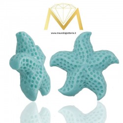 Resin Spacer - Starfish - Turquoise 30mm