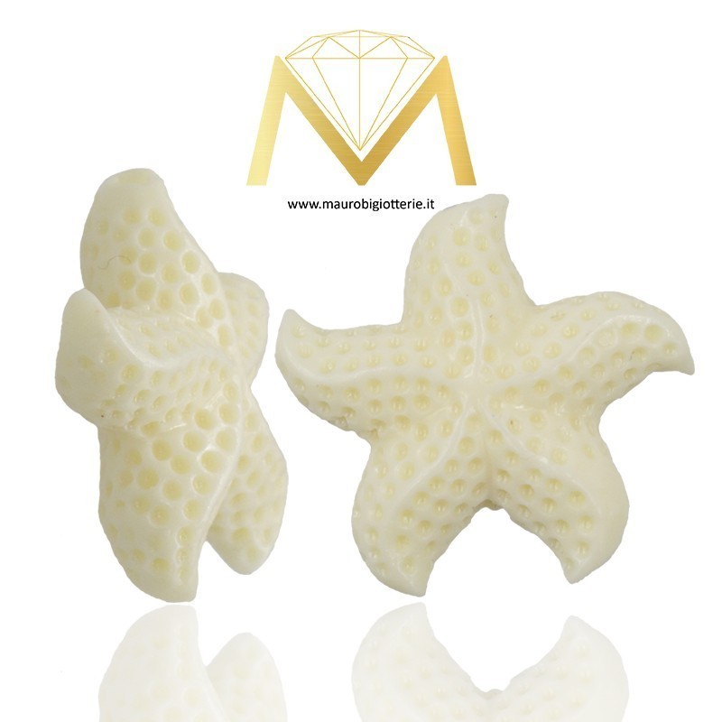 Resin Spacer - Starfish - Ivory - 30mm