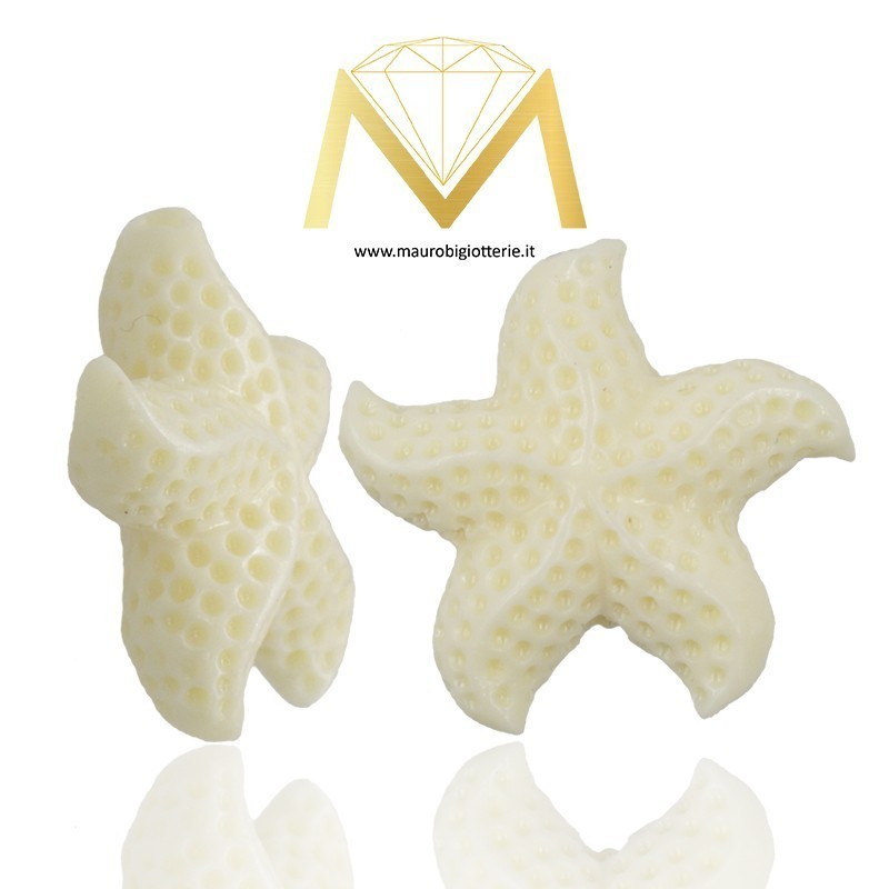 Resin Spacer - Starfish - Ivory - 30mm