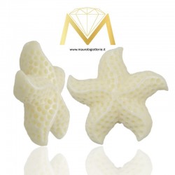 Resin Spacer - Starfish - Ivory - 30mm