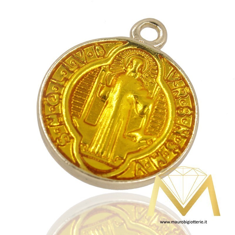 Madonna Pendant Round Yellow