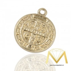 Madonna Pendant Round Orange