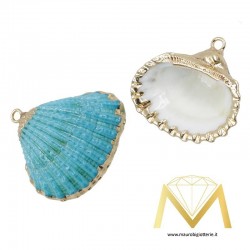 Clam - Ciondoli a Conchiglie Blu
