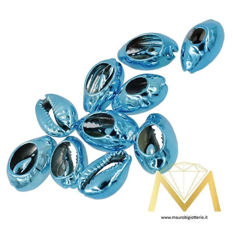 Coffe Bean Shells Metallic Light Blue