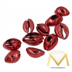 Coffe Bean Shells Metallic Red
