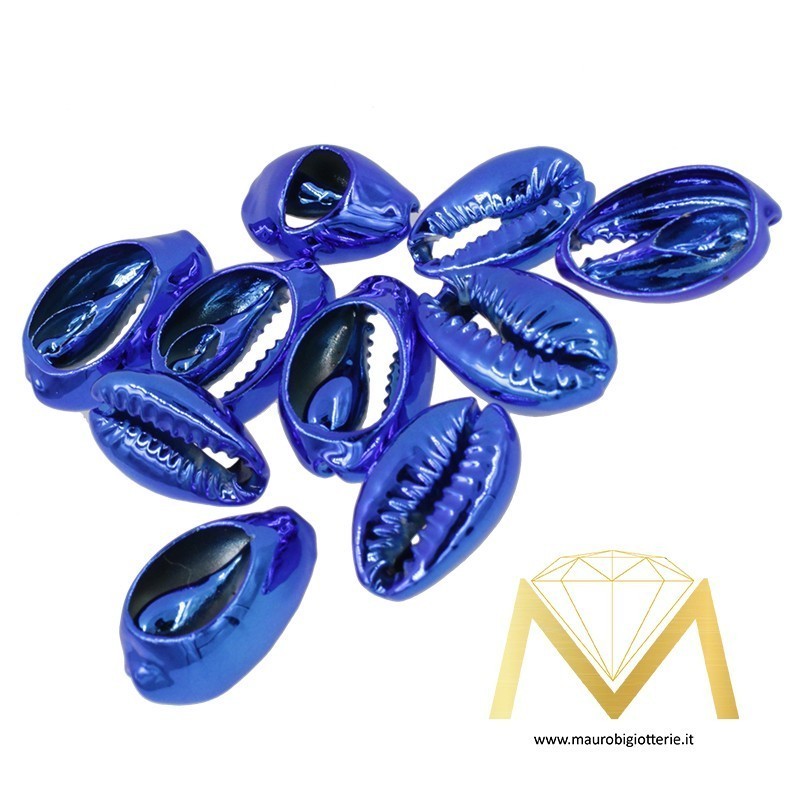Chicco di Caffè - Conchiglie Blu Metallizzato