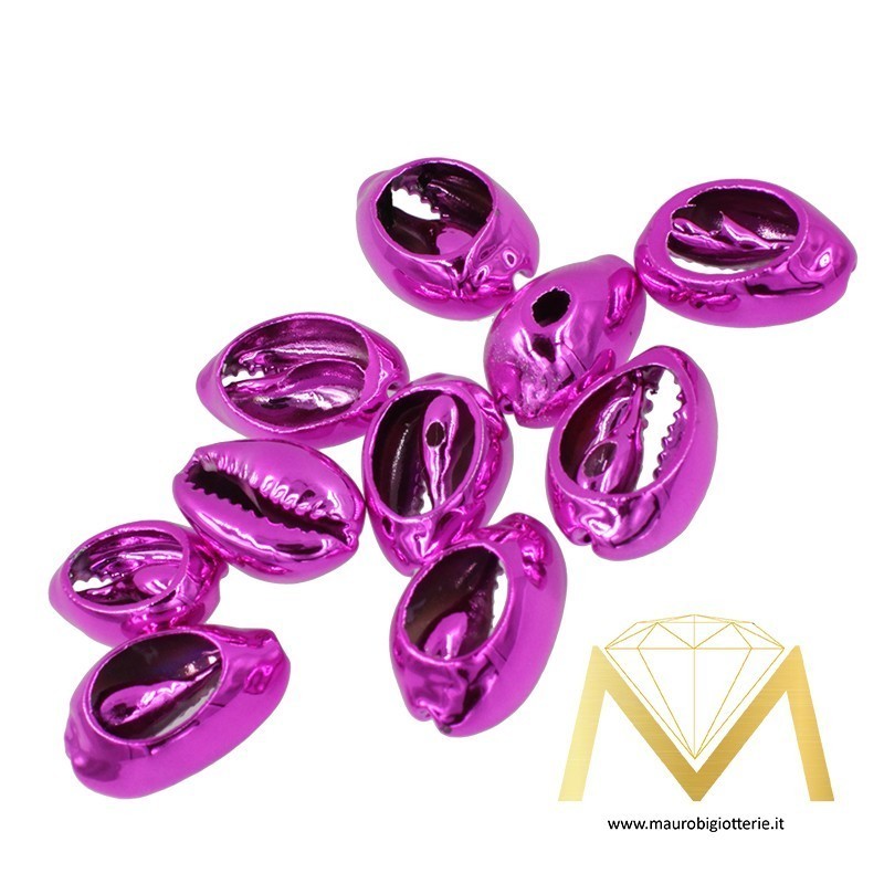 Coffe Bean Shells Metallic Fuschia