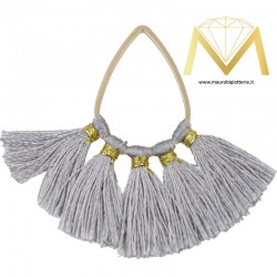 Tassels Droplet - Gray