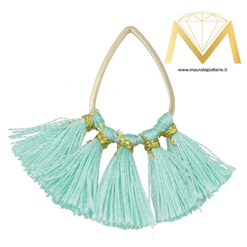 Tassels Droplet - Turquoise