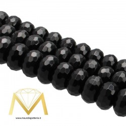 Black Onyx Round Faceted 10mm